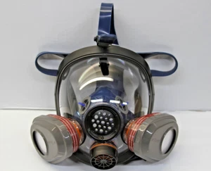 Parcil Safety PD-101 Vollgesichts-Gasmaske Atemschutz OV & Partikelfilter - Bild 1 von 14