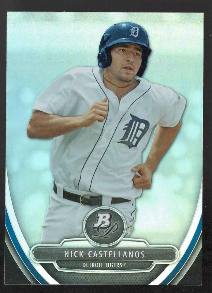 NICK CASTELLANOS 2013 Bowman Platinum Prospects BPP15 Base Card Foil Tigers Reds - Image 1 of 1