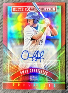OMAR CARRIZALES 2015 Elite Extra Edition Prospects Autograph card #164 Colorado - Picture 1 of 4