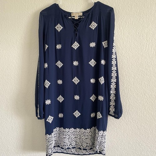 Abito donna Michael Kors manica lunga ricamato preloved