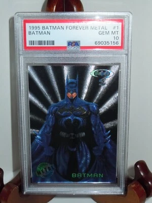 1995 BATMAN FOREVER METAL #1 BATMAN PSA 10 GEM MINT 💖 POP 6 - Image 1 of 2