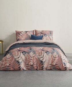 Made.com Jangala 100% Cotton Duvet Set King Size Pink RPR £72