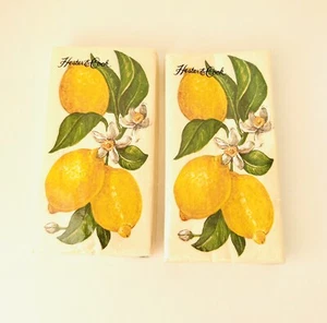 New Hester & Cook - Lemons Guest Napkins - KP1445 - Pack of 16 Napkins - 2 Packs - Picture 1 of 7