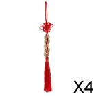 4X 11 "noeud chinois gland feng shui pièces pendentif chanceux amulette voiture
