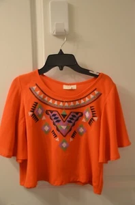 gb girls blouse size M orange - Picture 1 of 1
