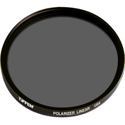 New Tiffen 72mm Linear Polarizer - Reduces Haze and Blue Cast in Landscapes - Image 1 of 4