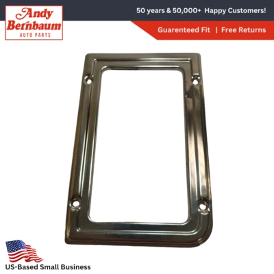 Lámpara de luz de estacionamiento lado conductor izquierdo Dodge 1946-1948 bisel cromado 1154377 NOS. Foto 1 de 4