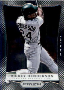 2012 Panini Prizm #149 Rickey Henderson  Oakland Athletics Baseball