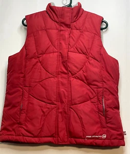 Free Country Power Down Series puffer vest mens medium full zip red - Picture 1 of 11