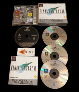 FINAL FANTASY VII 7 Platinum Sony Playstation PSX PS1 PAL-España Español Square - Imagen 1 de 3