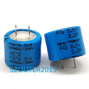 2 PIEZAS Supercondensador FaradCondensador NTOKIN de 5,5 V 2,2 F 21*16,5*7,5 NUEVO - Imagen 1 de 1