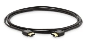 Câble LMP HDMI 2.0 super mince, noir, 2 m (4K@60 Hz), - Photo 1/2