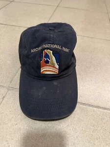 Arches National Park Hat Strap-back Cap -Navy Blue - Picture 1 of 3