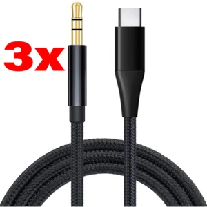 USB C to 3.5mm Audio Aux Jack Cable For iPhone 15/15 ProMax iPad/Samsung Galaxy - Picture 1 of 11