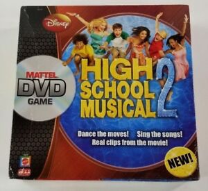 DISNEY MATTEL High School Musical 2 DVD Game *Zach Efron* Board Game NEW!