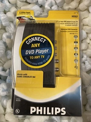 NEW Philips RF Modulator Video Converter with S Video Input - PH61159, Brand NEW - Image 1 of 4