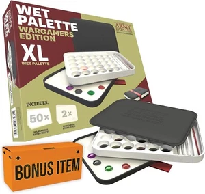 The Army Painter Wet Palette XL Wargamers Edition Large Paint Palette w/ Bonus - Picture 1 of 7