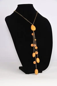  Gelbe Tagua Nuss Halskette umweltfreundlich 30" verstellbar - Bild 1 von 2