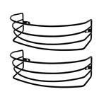 2-Pack Hat Rack For Wall And Door, Metal Hat Organizers For Baseball Caps8533