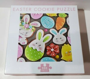 Rompecabezas Argento Pink Sky Easter Cookie Bunny Egg 2020 500 piezas nuevo sellado - Imagen 1 de 3