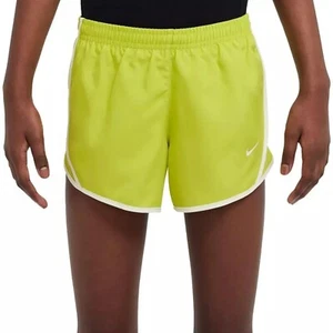 Nike Kids Girl's Dry Tempo Running Short (Bright Cactus/Coconut Milk XS - Picture 1 of 2