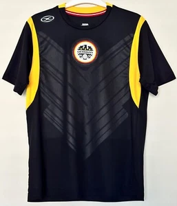 Camiseta deportiva de fútbol de Alemania talla joven grande (YL) poliéster niños niños negro colo - Imagen 1 de 4