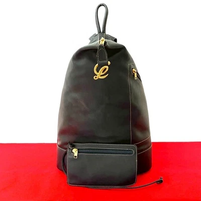 Mochila de cuero Loewe Anton para hombre azul talla única Foto 1 de 4