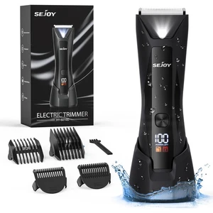 SEJOY Körperhaarschneider für Männer Elektrischer Ballrasierer mit LED Licht Body Groomer - Bild 1 von 17
