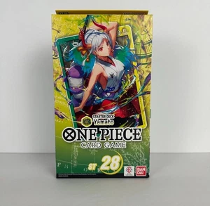 One Piece Green Yellow Starter Deck 28 Yamato ST-28 OP-11 Booster Included New - Foto 1 di 2