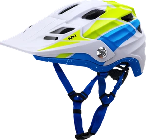 KALI - 220424316 Maya 3.0 Helmet LTD Race Matte Gray/Lime/Blue S/M - Picture 1 of 4