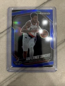 2024-25 Prizm Black Anfernee Simons Blue Prizm /199 - Picture 1 of 2