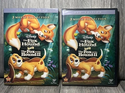 The Fox and the Hound 1 & 2 Movie Collection DVD Slipcover New Sealed Disney - Image 1 of 4