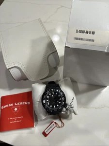 Swiss Legend Neptun Herren SL-21818D-BB-01 NB Chronograph Uhr SCHWARZ - Bild 1 von 18