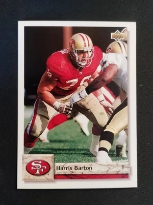 1992 Upper Deck - Harris Barton #430 - Image 1 of 4