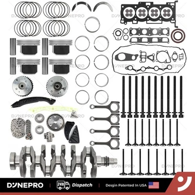 G4KC 2.4L Engine Rebuild Overhaul Kit For Hyundai Sonata KIA Optima Rondo - Image 1 of 4