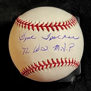 GENE TENACE  autograph - signed OMLB baseball "72 WS MVP" -  TriStar & MLB COAs! - Picture 1 of 6