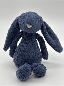 Jellycat Tiny Baby Navy Blue Bashful Bunny - Baby Bunny Rabbit Navy 5” Retired - Picture 1 of 3