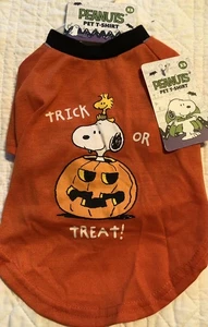 Peanut’s~Snoopy & Woodstock~“TRICK OR TREAT”~XTRA SMALL~DOG OUTFIT~NEW~FREE SH. - Picture 1 of 4