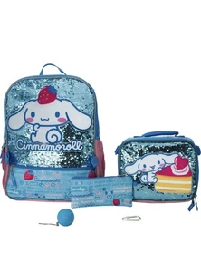 Cinnamoroll Regreso a la Escuela 5 Piezas Mochila Set para Niñas - Diseño Kawaii - Imagen 1 de 6