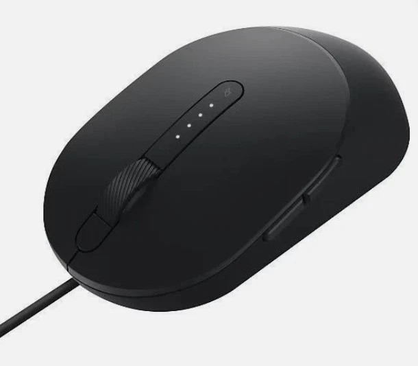 Dell MS3220-BLK USB Laser Mouse 3200dpi 5 Buttons Tilt Scroll Wheel BLACK - Image 1 of 1