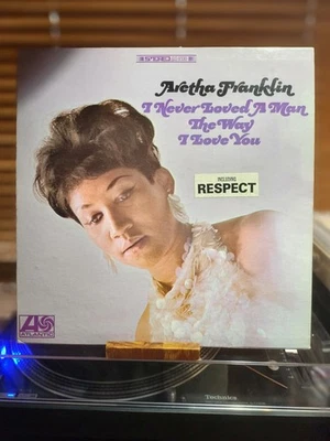 Aretha Franklin, I Never Loved A Man The Way I Loved You, 1967 1st Atlantic - Image 1 of 4