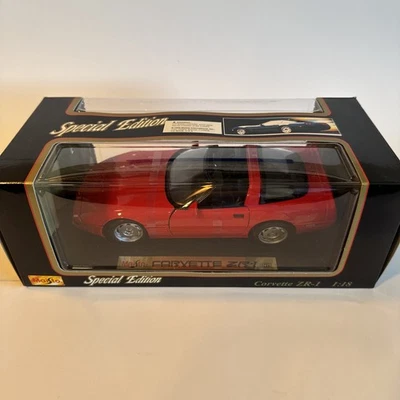 Maisto escala 1/18 diecast 31809 - Chevrolet Corvette ZR-1 1992 - rojo Foto 1 de 4