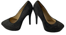 The Highest Heel Women's Kissable Pump Black Size 7 Stilettos bejeweled
