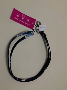 VERA BRADLEY LANDYARDY ID SOPORTE LLAVE CLIP MAYFAIR EN FLOR AZUL MARINO MULTI - Imagen 1 de 6