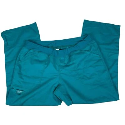 Cherokee Workwear Womens Green Scrub Pants Size LPetite Nurse Hospital Vet Tech - Image 1 of 4