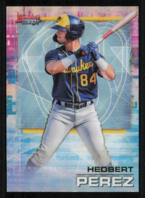 2021 Bowman's Best Refractors #95 Hedbert Perez - Image 1 of 2