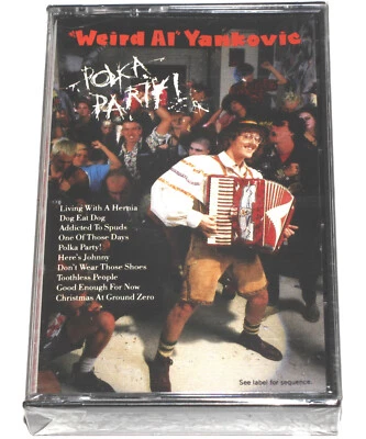 Weird Al Yankovic - Polka Party (Cassette Tape 1986) NEW SEALED - Image 1 of 4
