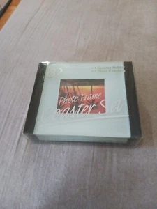 Global Decor Glass Photo Frame Coaster Set - Picture 1 of 1