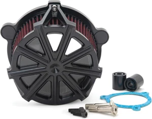 Limpiador de filtro de aire negro billete para Harley Milwaukee 8 Eight M8 84037 - Imagen 1 de 2
