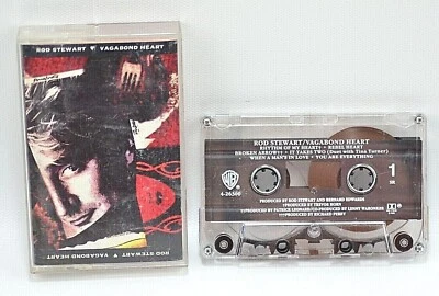 Rod Stewart Vagabond Heart Cassette Tape Tested FREE SHIPPING - Image 1 of 4